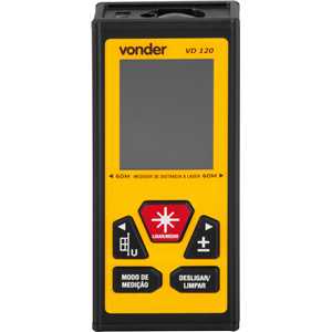 Medidor de distância a laser bilateral 120 m, VD 120 VONDER