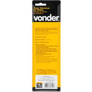 Conjunto saca válvulas de pneus, 4 peças, VONDER