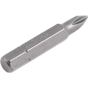 Jogo de bits/ponteira phillips, com encaixe 1/4", nº 1 x 38 mm, cartela com 5 peças, VONDER