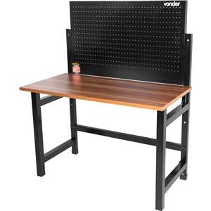 Bancada dobrável com porta-ferramentas, 1.200 mm x 1.440 mm x 640 mm, 150 kgf, VONDER