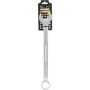 Chave combinada 30 mm, aço cromo vanádio, encartelada, VONDER