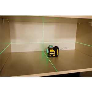Nível a laser, 30 metros, verde, bateria intercambiável de 18 V, sem bateria e sem carregador, INLV 1854 VONDER