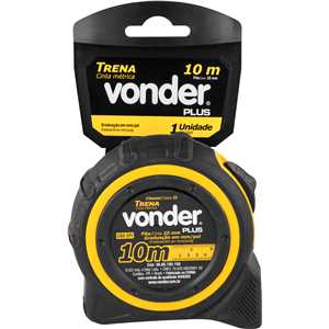 Trena curta de aço 10 m x 25 mm VONDER PLUS