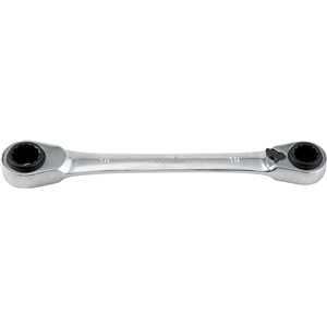 Chave estrela com catraca reversível, 16 mm x 17 mm e 18 mm x 19 mm, VONDER