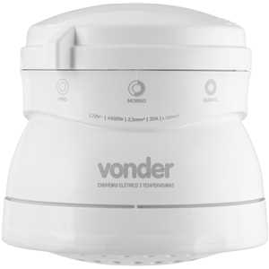 Ducha 3 temperaturas, 4.400 W, 220 V~, branca, VONDER