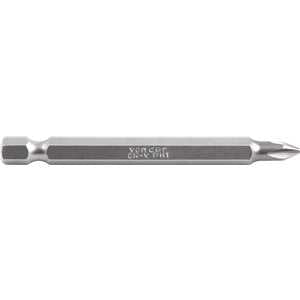 Bits/ponteira phillips com encaixe 1/4", nº 1 x 75 mm, com 5 peças, VONDER