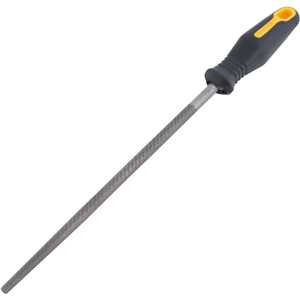 Lima redonda bastarda, 8", com cabo, VONDER