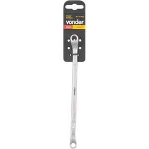 Chave estrela 6 mm x 7 mm, aço cromo vanádio, encartelada, VONDER