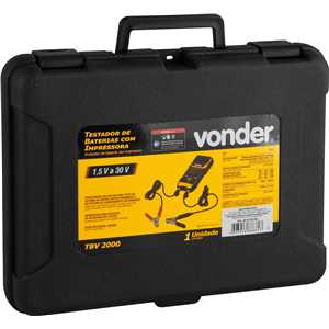 Testador de baterias com impressora TBV 2000 VONDER
