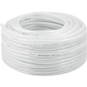 Mangueira PVC cristal trançada, VPT, 250 libras,  1/4" VONDER