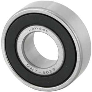 Rolamento rígido de esfera, 6204-2RS, VONDER