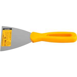 Espátula de aço inox, 10 cm, com cabo plástico, VONDER