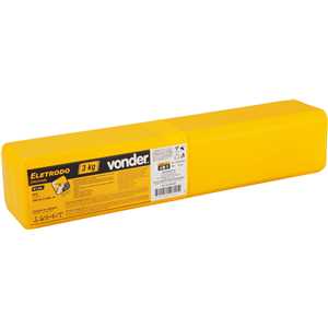 Eletrodo revestido para inox, AWS E308L, com 2,00 mm, VONDER