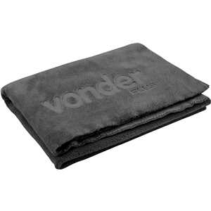 Toalha de Microfibra, 40 cm x 60 cm, 400 g/m² (gsm), preta, VONDER PLUS