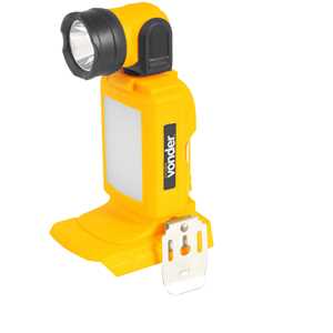 Lanterna de LED, bateria intercambiável de 18 V, sem bateria e sem carregador, ILV 1810 VONDER