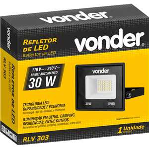 Refletor de LED, 30 W, RLV 303 VONDER