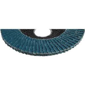 Flap-disc, disco de desbaste/acabamento, 4.1/2" - 115 mm, cônico, grão 50, VONDER