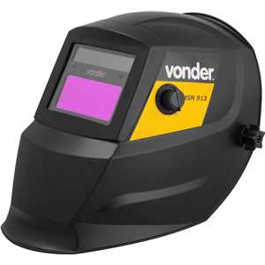 Máscara para solda com escurecimento automático, tonalidade 9 a 13, caixa com 20 peças, MSN 913 VONDER