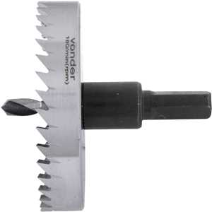 Serra copo de aço rápido, 70 mm, para inox, VONDER