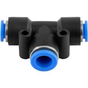 Conexão rápida tipo T de redução, com 1 entrada de 12,0 mm e 2 entradas de 8,0 mm, VONDER