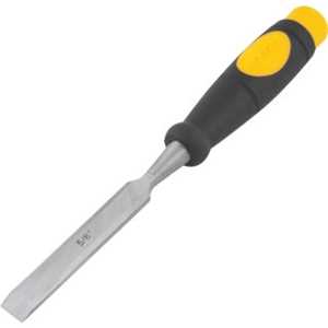 Formão chanfrado reto 1/2", com cabo em PVC, VONDER