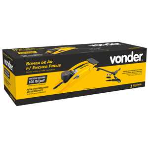 Bomba de ar para encher pneus, com pedal VONDER