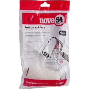 Rolo de lã para pintura, 9 cm, com suporte, RPN 660 NOVE54
