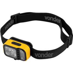 Lanterna de LED para cabeça, recarregável, LED CREE Xte, LCV 220 VONDER