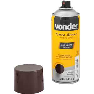Tinta em spray marrom, 350 ml/250 g, VONDER