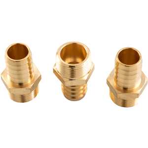 Espigão rosca macho de 3/4" NPT com escama de 3/4", cartela com 3 peças, VONDER