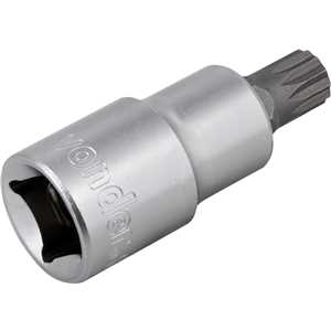 Soquete multidentado, curto, com encaixe de 1/2", M10, VONDER