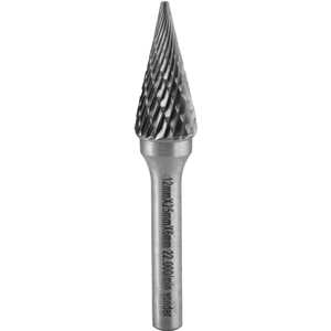 Lima rotativa cônica ponteaguda, 12,0 mm x 25,0 mm, com haste 6,0 mm, VONDER