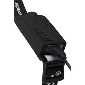 Lanterna de LED para cabeça, recarregável, LED COB e LED XPE, LCV 350 VONDER