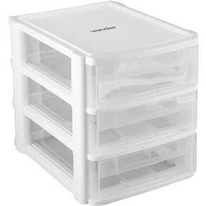 Organizador plástico com 3 gavetas, OPV 0271, VONDER