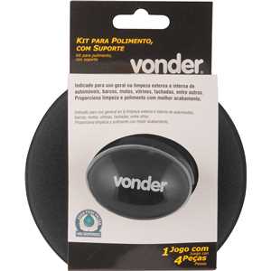 Kit para polimento, com suporte, VONDER