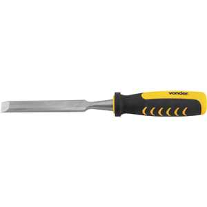 Formão chanfrado reto 1.1/2", com cabo em PVC, VONDER
