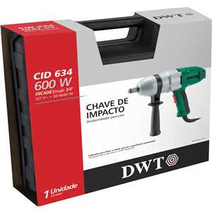 Chave de impacto com encaixe de 3/4", CID 634, 600 W 127 V~, DWT