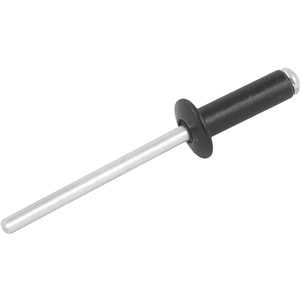 Rebite de repuxo 3,2 mm x 16,0 mm, preto, pacote com 100 peças NOVE54
