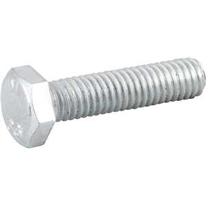 Parafuso sextavado zincado 6 mm x 25 mm, MA, rosca total, VONDER