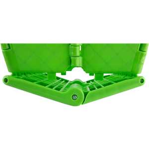 Banqueta plástica dobrável, verde, altura 220 mm, VONDER