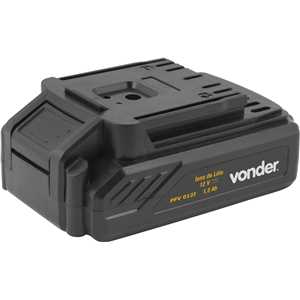 Parafusadeira/furadeira de impacto a bateria, 12 V, fonte de carregamento bivolt automática , PFV 012I VONDER