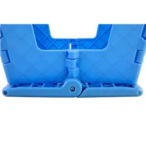 Banqueta plástica dobrável, azul, altura 220 mm, VONDER