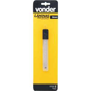 Lâmina para estilete 9 mm, blister, VONDER