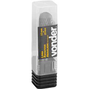 Lima rotativa abaulada, 12,0 mm x 25,0 mm, com haste 6,0 mm, VONDER