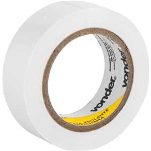 Fita isolante, 19 mm x 10 m, branca, VONDER