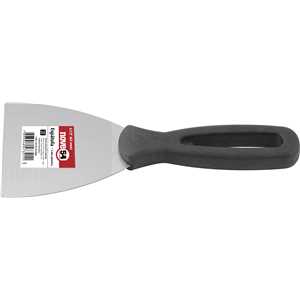 Espátula de aço, 2.1/2" - 63 mm, com cabo plástico, NOVE54