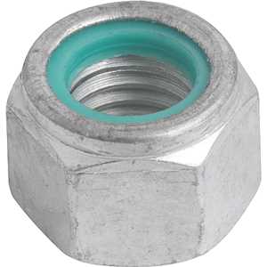 Porca autotravante sextavada, 5/8", UNC, alta, zincada, VONDER
