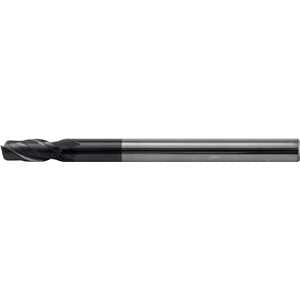 Fresa topo 4,0 mm, em metal duro, 2 cortes, VONDER