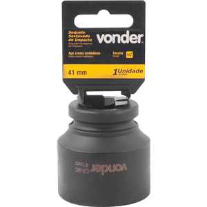 Soquete sextavado de impacto, encaixe de 3/4" x 41,0 mm, VONDER