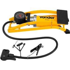 Bomba de ar para encher pneus, com pedal VONDER